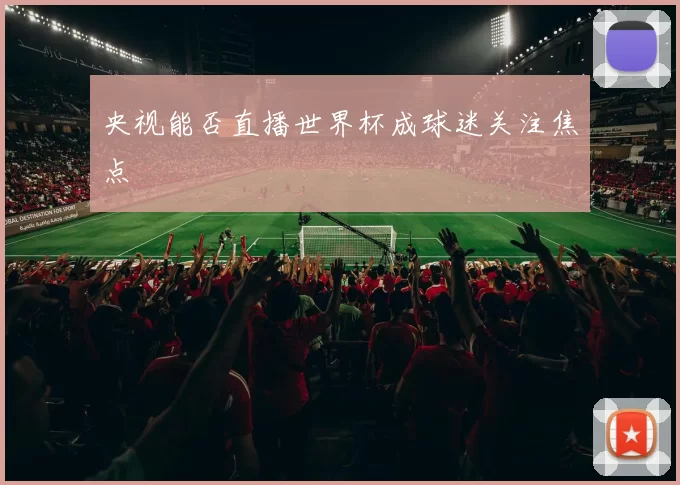 央视能否直播世界杯成球迷关注焦点